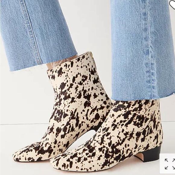 For @outlaw7219 J. Crew Roxie Spotted Italian Calf Fur Boots NWOB - Picture 1 of 14